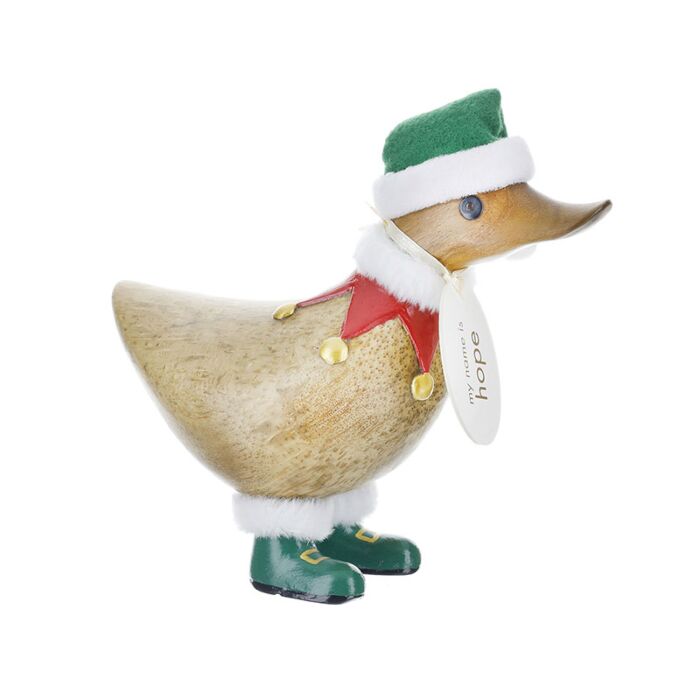 DCUK - Duckys – Traditional Christmas Elves - Green Hat
